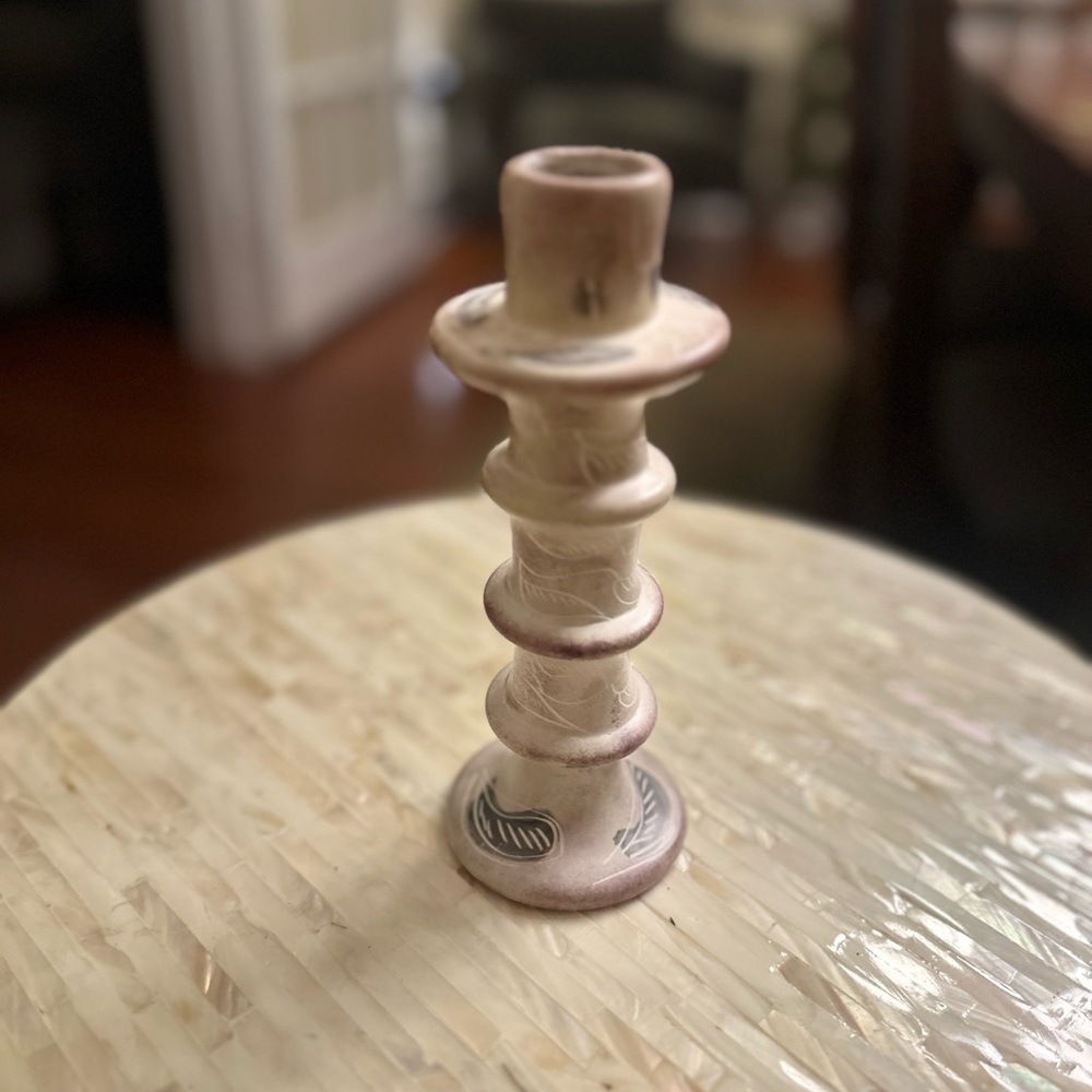 Hand Painted Unique Candlestick